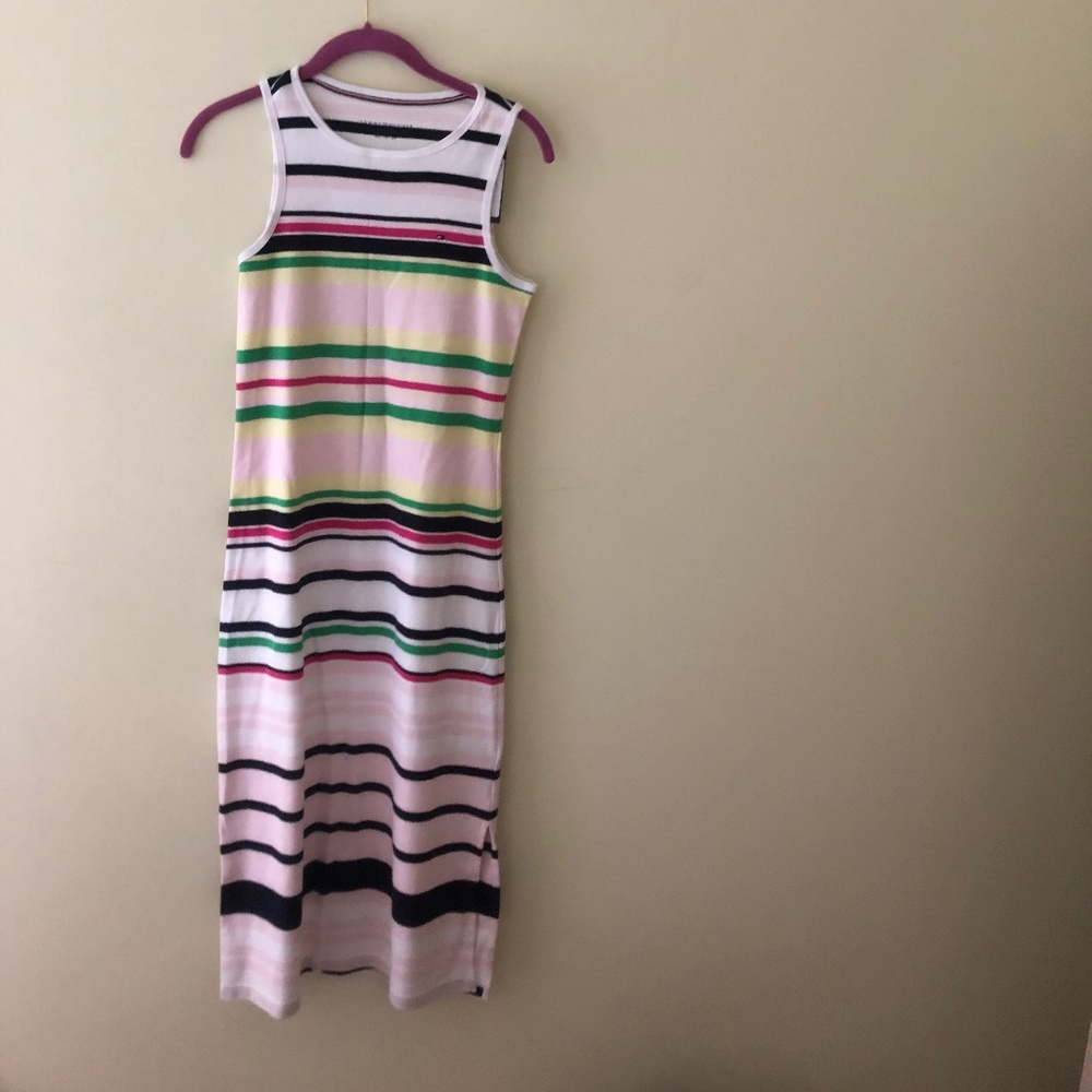 Summer Sale! New Tommy Hilfiger Multi Color Stripped Tank Style Dress